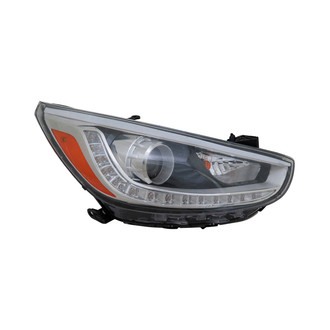 Pacific Best® - Passenger Side Replacement Headlight (NSF Certified)