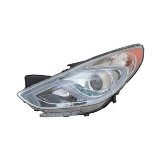 Pacific Best® - Driver Side Replacement Headlight (CAPA Certified)