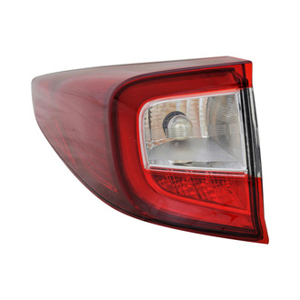 Pacific Best® - Driver Side Outer Replacement Tail Light (Standard Line)