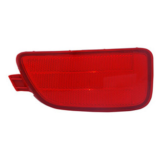 Pacific Best® - Rear Driver Side Bumper Reflector (CAPA Certified)