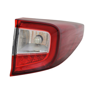 Pacific Best® - Passenger Side Outer Replacement Tail Light (CAPA Certified)