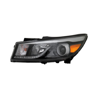 Pacific Best® - Driver Side Replacement Headlight (CAPA Certified)