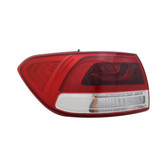 Pacific Best® - Driver Side Outer Replacement Tail Light (Standard Line)