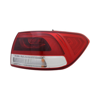 Pacific Best® - Passenger Side Outer Replacement Tail Light (CAPA Certified)