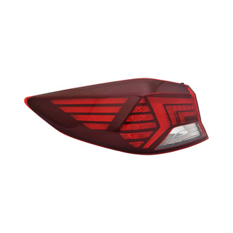 Pacific Best® - Driver Side Outer Replacement Tail Light (CAPA Certified)