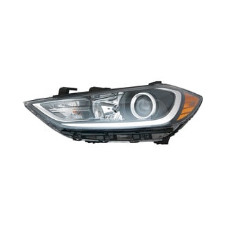 Pacific Best® - Driver Side Replacement Headlight (Standard Line)