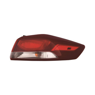 Pacific Best® - Passenger Side Outer Replacement Tail Light (CAPA Certified)