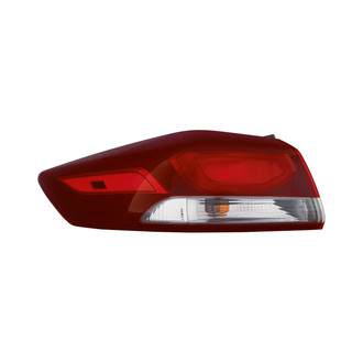 Pacific Best® - Driver Side Outer Replacement Tail Light (CAPA Certified)