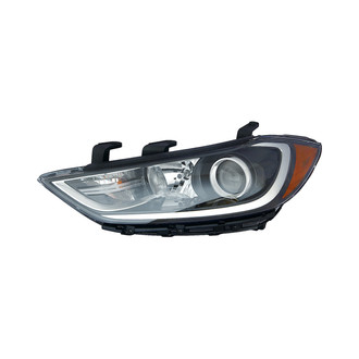 Pacific Best® - Driver Side Replacement Headlight (CAPA Certified)
