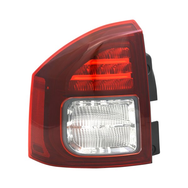 Pacific Best® - Driver Side Replacement Tail Light Lens and Housing, Jeep Compass