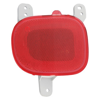 Pacific Best® - Rear Driver Side Bumper Reflector (CAPA Certified)