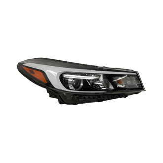 Pacific Best® - Passenger Side Replacement Headlight (Standard Line)