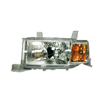 Pacific Best® - Driver Side Replacement Headlight Lens and Housing (Standard Line)