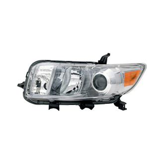 Pacific Best® - Driver Side Replacement Headlight Lens and Housing (Standard Line)