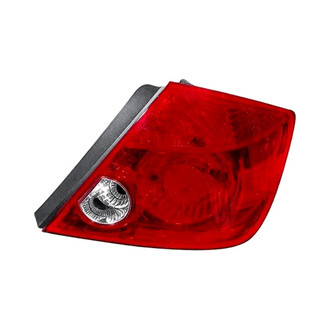Pacific Best® - Driver and Passenger Side Outer Replacement Tail Light Lens and Housings (CAPA Certified)