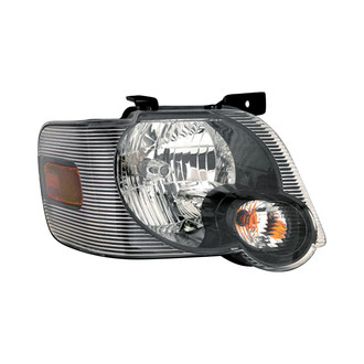 Pacific Best® - Passenger Side Replacement Headlight (Standard Line)