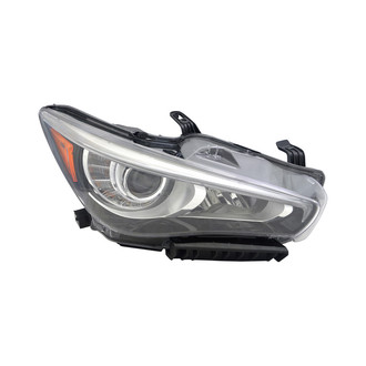Pacific Best® - Passenger Side Replacement Headlight (CAPA Certified)
