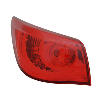 Pacific Best® - Driver Side Outer Replacement Tail Light (Standard Line)