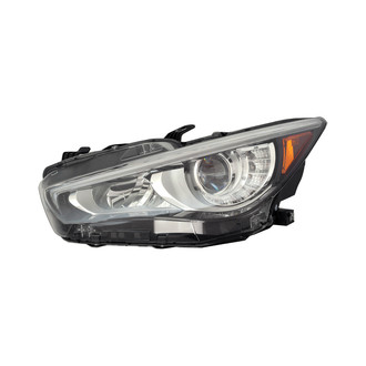 Pacific Best® - Driver Side Replacement Headlight (Standard Line)