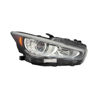 Pacific Best® - Passenger Side Replacement Headlight (CAPA Certified)