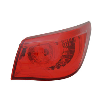 Pacific Best® - Passenger Side Outer Replacement Tail Light (Standard Line)