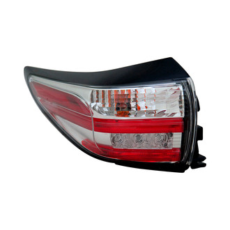 Pacific Best® - Driver Side Outer Replacement Tail Light (Standard Line)