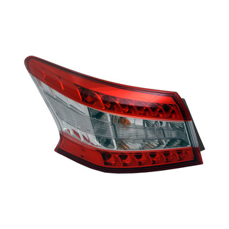 Pacific Best® - Driver Side Outer Replacement Tail Light (Standard Line)