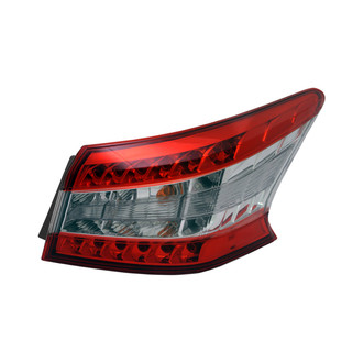 Pacific Best® - Passenger Side Outer Replacement Tail Light (CAPA Certified)