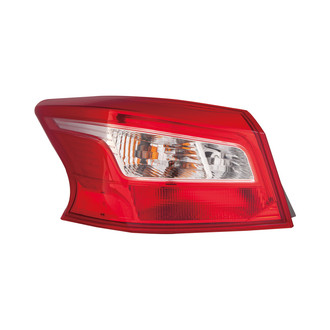 Pacific Best® - Driver Side Outer Replacement Tail Light (Standard Line)