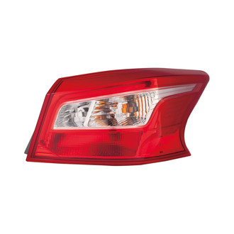 Pacific Best® - Passenger Side Outer Replacement Tail Light (CAPA Certified)