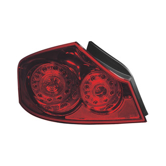 Pacific Best® - Driver Side Outer Replacement Tail Light (CAPA Certified)
