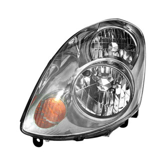Pacific Best® - Driver Side Replacement Headlight (Standard Line)