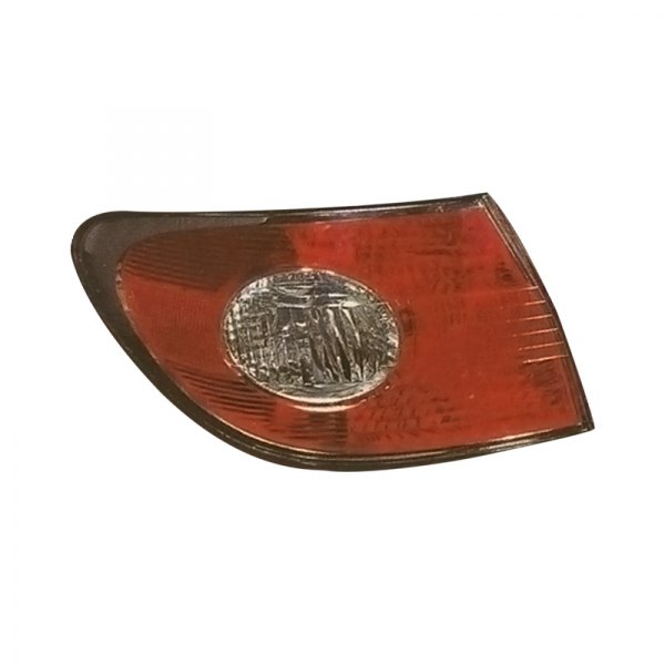 Pacific Best® - Passenger Side Outer Replacement Tail Light Lens and Housing