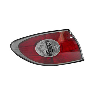 Pacific Best® - Driver Side Outer Replacement Tail Light Lens and Housing (Standard Line)