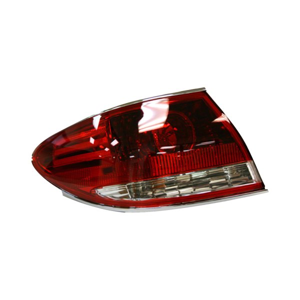 Pacific Best® - Driver Side Outer Replacement Tail Light Lens and Housing