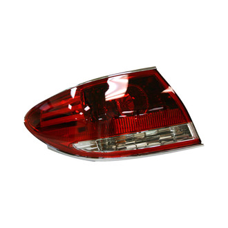 Pacific Best® - Driver Side Outer Replacement Tail Light Lens and Housing (Standard Line)