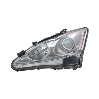 Pacific Best® - Driver Side Replacement Headlight Lens and Housing (Standard Line)