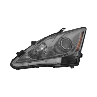Pacific Best® - Driver Side Replacement Headlight Lens and Housing (CAPA Certified)