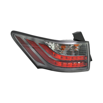 Pacific Best® - Driver Side Outer Replacement Tail Light (Standard Line)