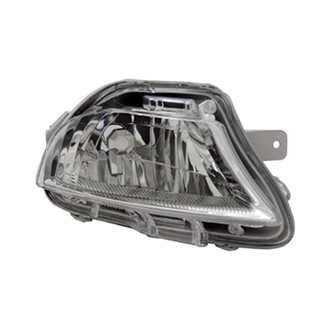 Pacific Best® - Passenger Side Replacement Fog Light Lens and Housing (NSF Certified)