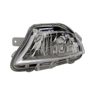 Pacific Best® - Driver Side Replacement Fog Light Lens and Housing (NSF Certified)