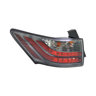 Pacific Best® - Driver Side Outer Replacement Tail Light (CAPA Certified)