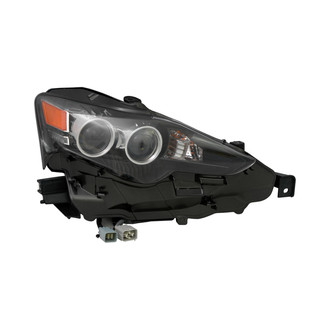 Pacific Best® - Passenger Side Replacement Headlight (CAPA Certified)