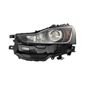 Pacific Best® - Driver Side Replacement Headlight Lens and Housing (Standard Line)