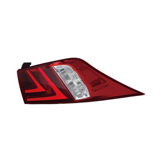 Pacific Best® - Passenger Side Outer Replacement Tail Light Lens and Housing (CAPA Certified)