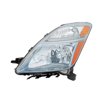 Pacific Best® - Driver Side Replacement Headlight Lens and Housing (CAPA Certified)