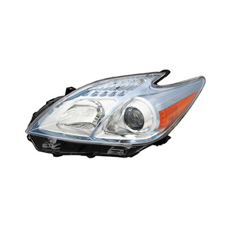 Pacific Best® - Driver Side Replacement Headlight Lens and Housing (Standard Line)