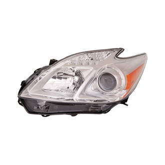 Pacific Best® - Driver Side Replacement Headlight Lens and Housing (Standard Line)