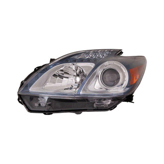 Pacific Best® - Driver Side Replacement Headlight Lens and Housing (CAPA Certified)
