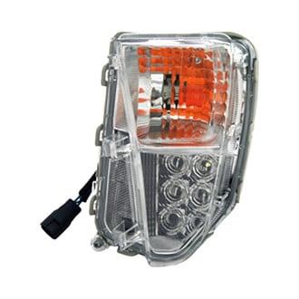 Pacific Best® - Passenger Side Replacement Turn Signal/Parking Light (CAPA Certified)